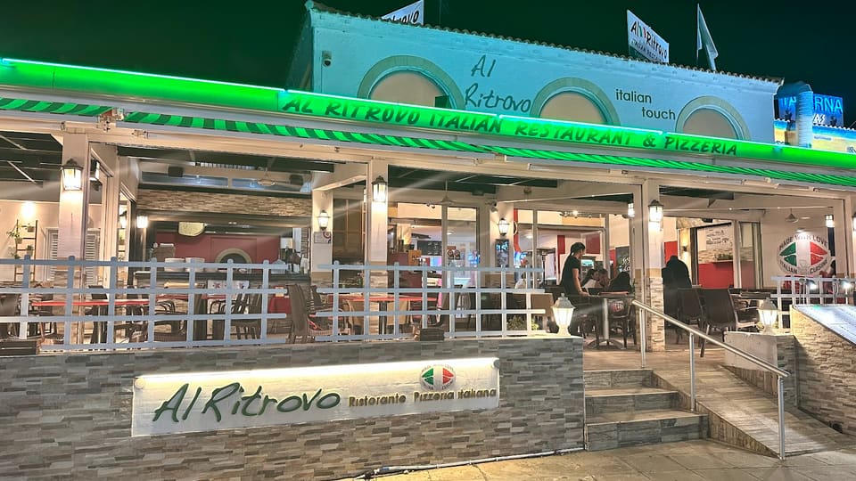 Al Ritrovo Italian Restaurant in Ayia Napa