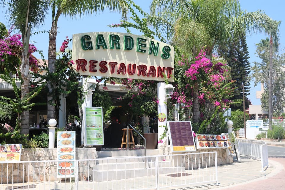 Gardens Restaurant in Ayia Napa