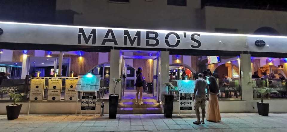 Mambo's Bar & Restaurant in Protaras