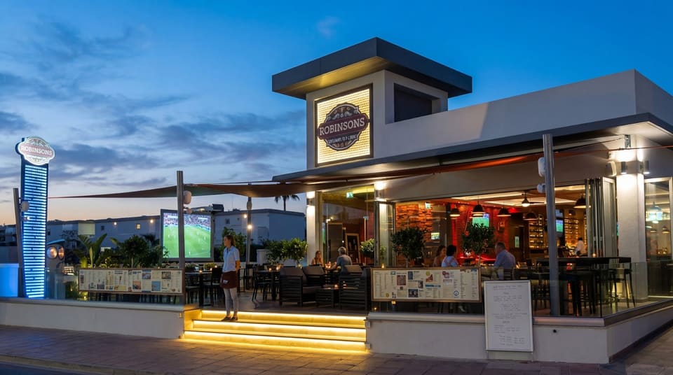 Robinson's Food & Bar in Ayia Napa