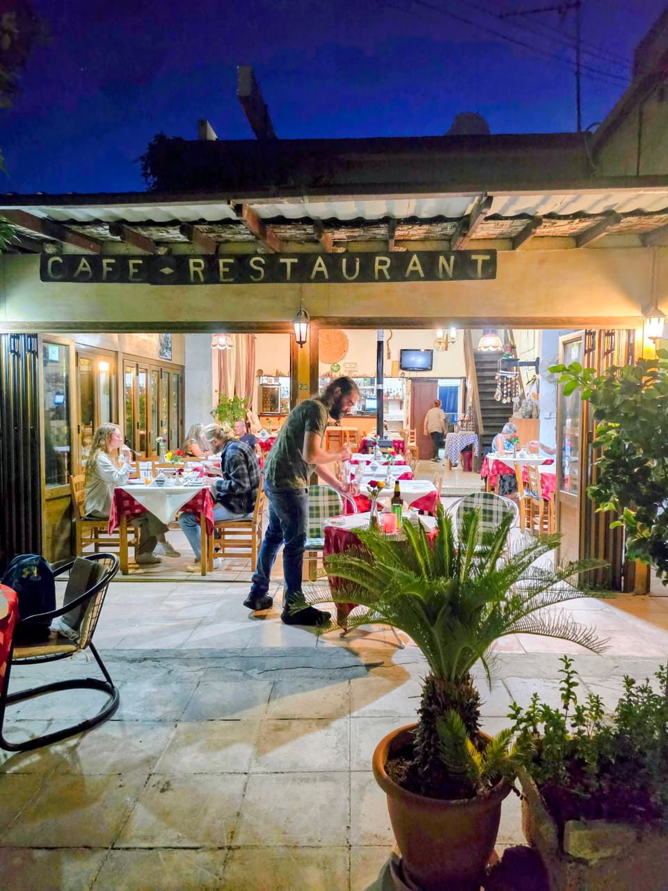 Christos Karouzis Restaurant in Poli