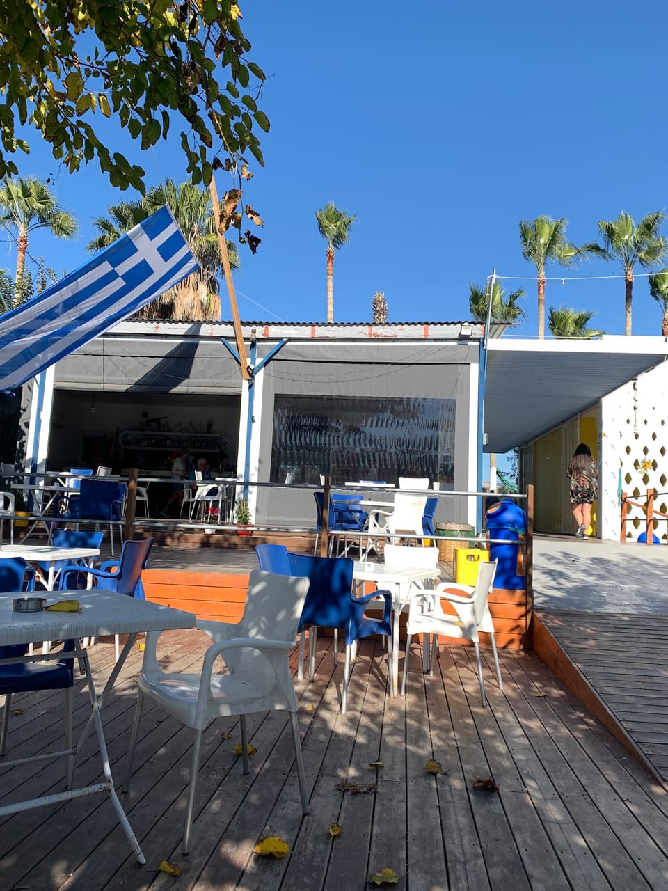 Riccos beach bar in Paphos