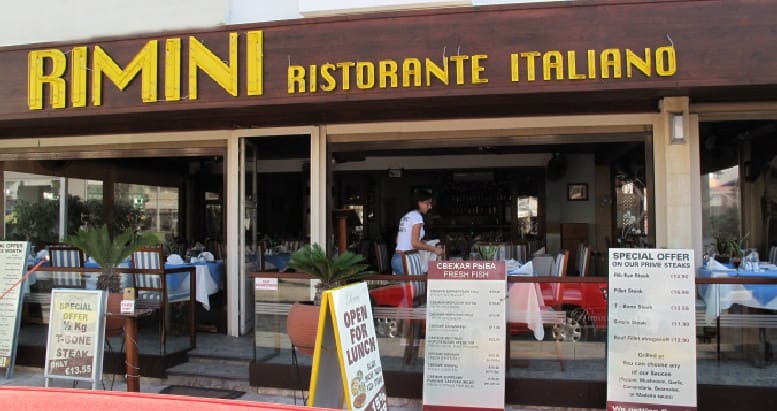Rimini Italian Restaurant in Paphos