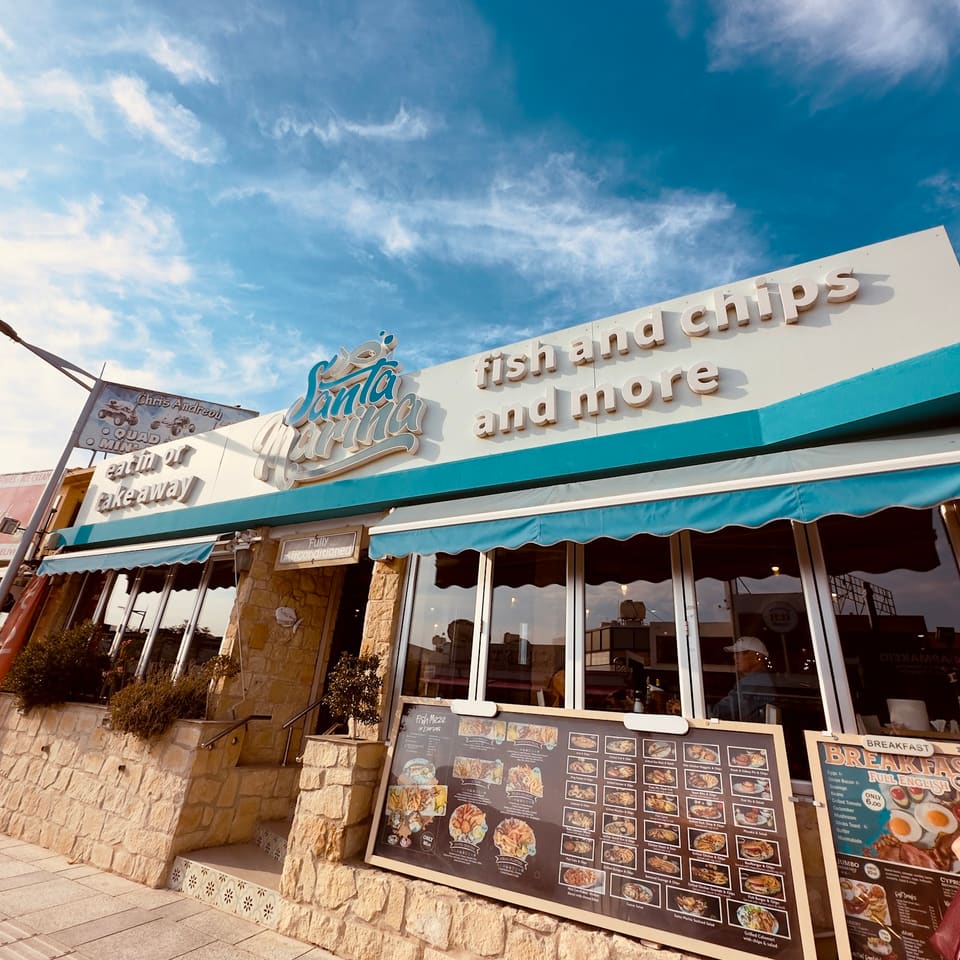 Santa Marina Fish & Chips & More in Paphos